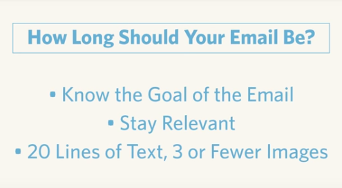 video: how long should your email be? (1:53)