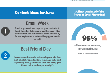 June 2016 Marketing & Holiday Planning – an Infographic