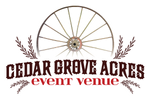 Cedar Grove Acres event venue logo