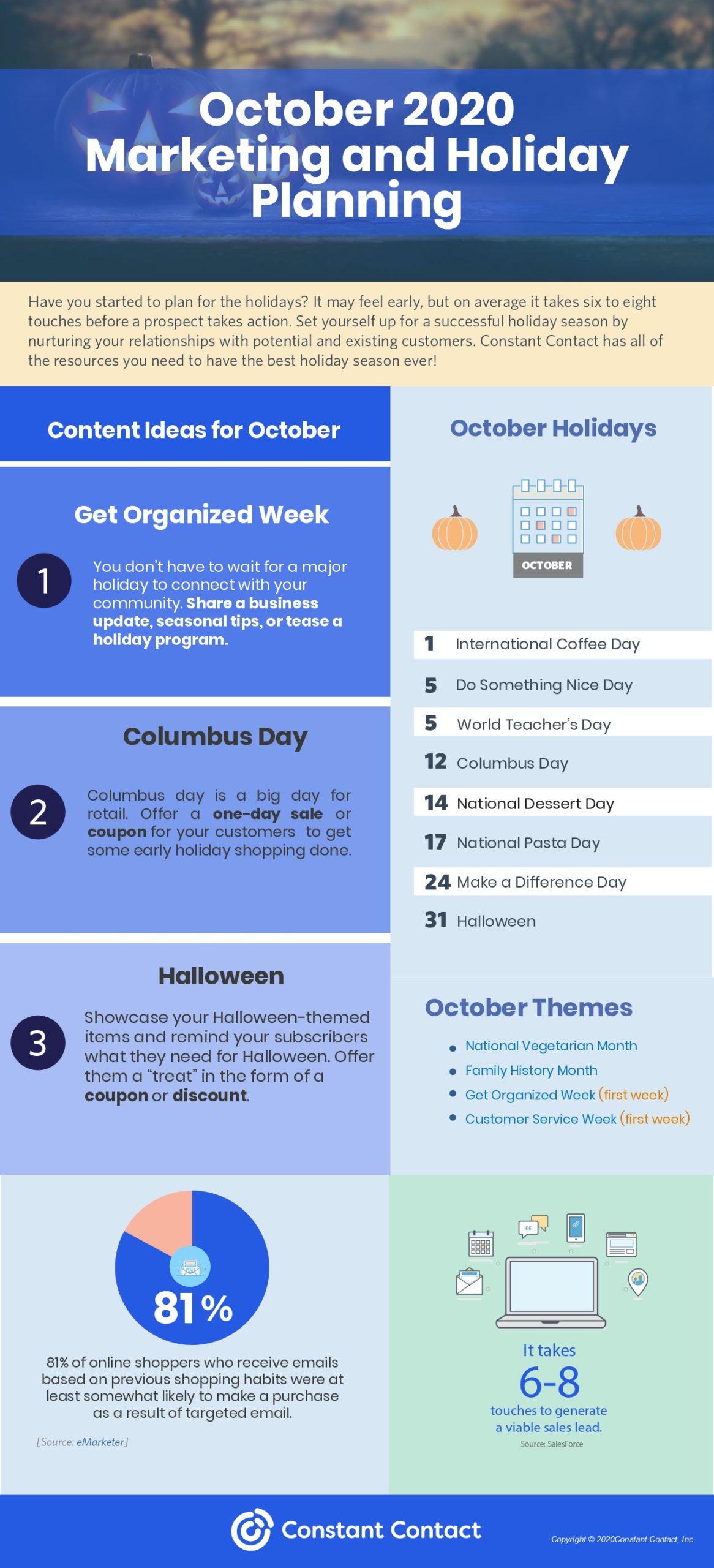 October content planner