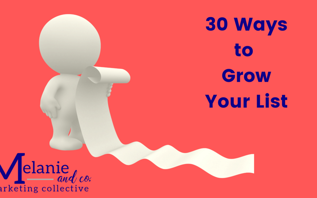 30 Ways to Grow Your Contact List