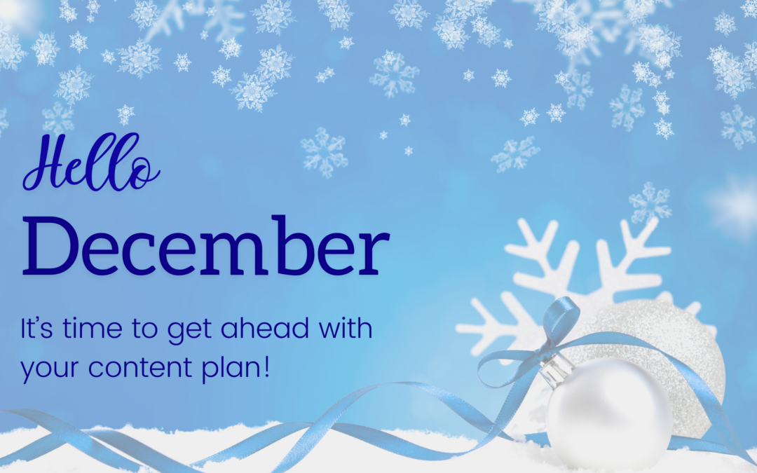 December Content Ideas